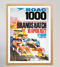Load image into Gallery viewer, 1972 BOAC 1000 World Championship Brands Hatch