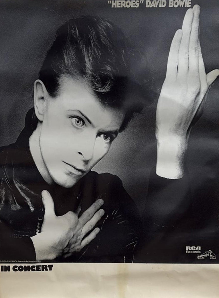 David Bowie - Heroes | Originals Music Posters for Sale