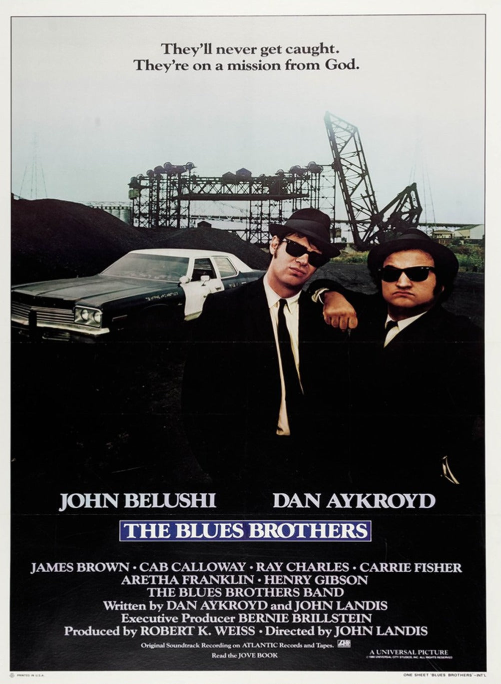 Shop Blues Brothers 1980 Original Vintage Poster - Printed Originals