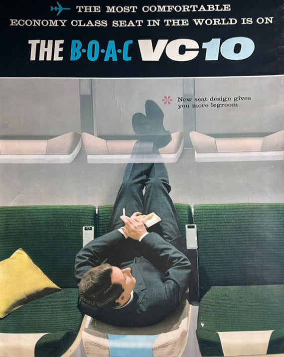 BOAC - VC10 Economy Class