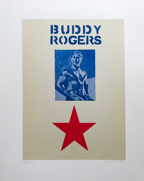 Peter Blake - Buddy Rogers - Motif 10