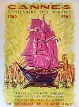 Load image into Gallery viewer, Cannes - Centenary of the Ship Regatta 1860-1960