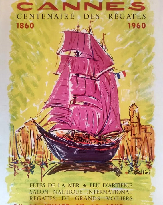 Cannes - Centenary of the Ship Regatta 1860-1960