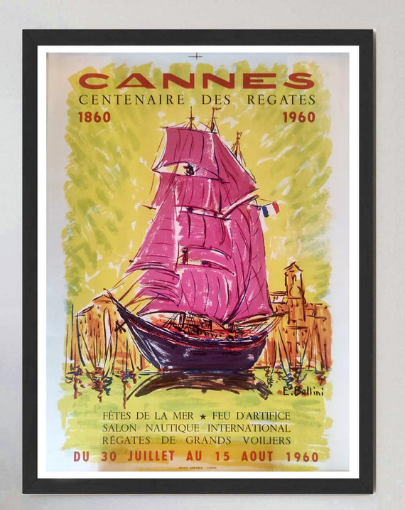 Cannes - Centenary of the Ship Regatta 1860-1960