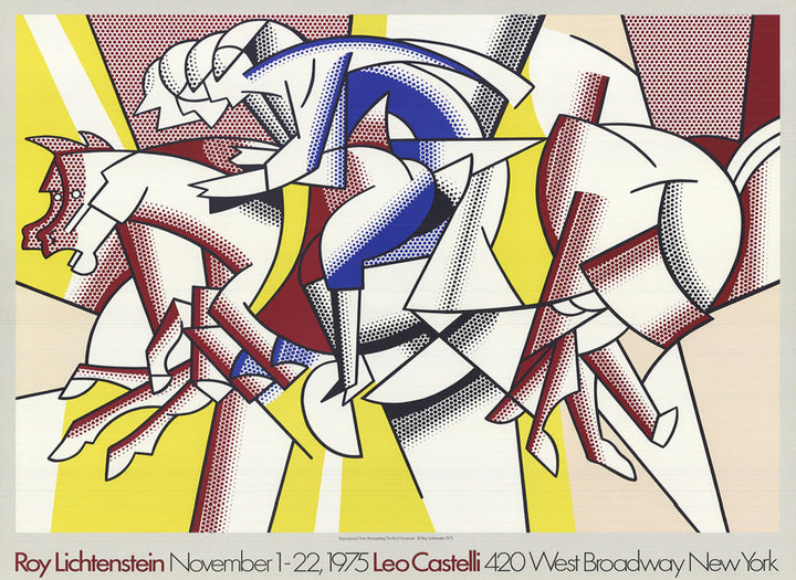 Roy Lichtenstein - Leo Castelli, original poster: 1975