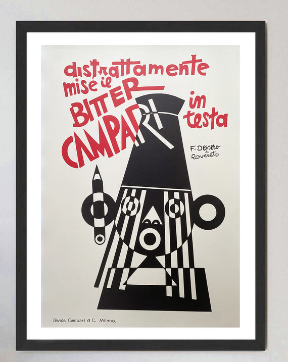 Bitter Campari In Testo - Depero