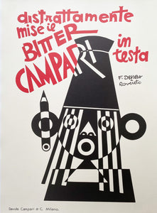 Bitter Campari In Testo - Depero