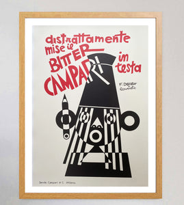 Bitter Campari In Testo - Depero