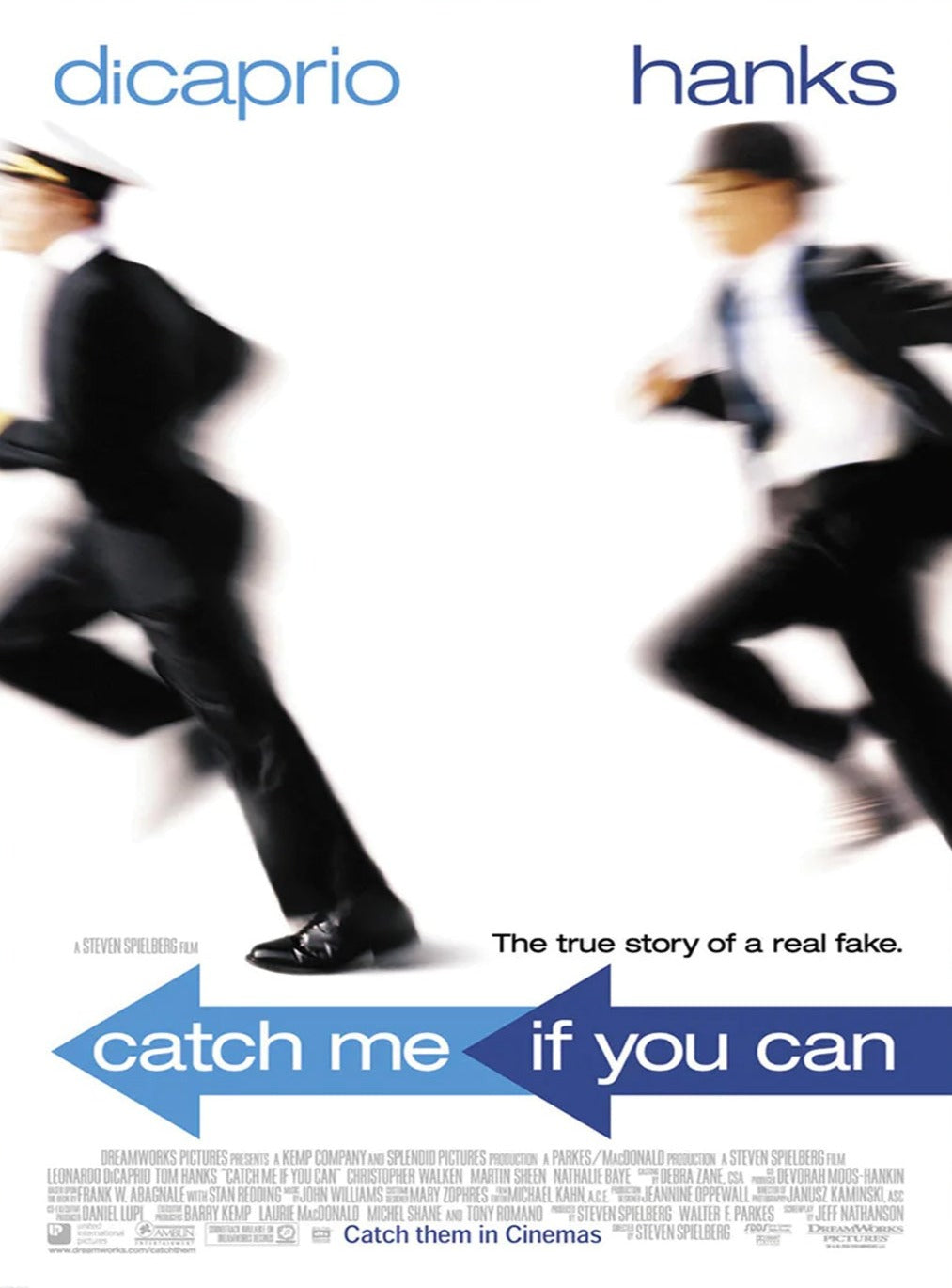 Shop Catch Me If You Can Original Vintage Poster - Online Movie Poster