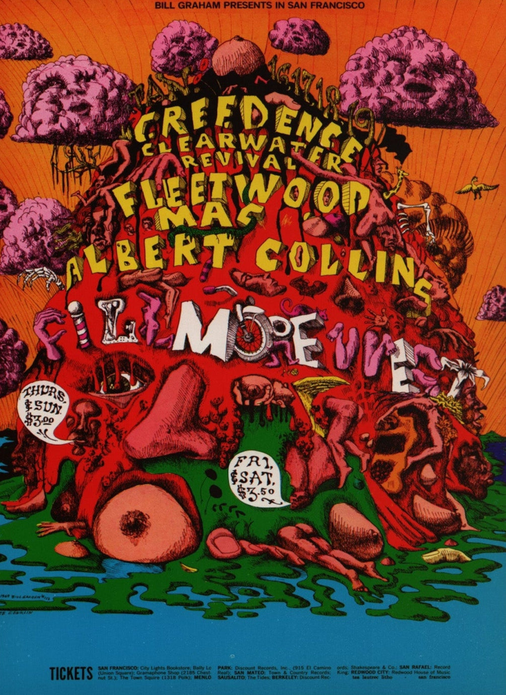 Creedence Clearwater Revival & Fleetwood Mac - Fillmore West