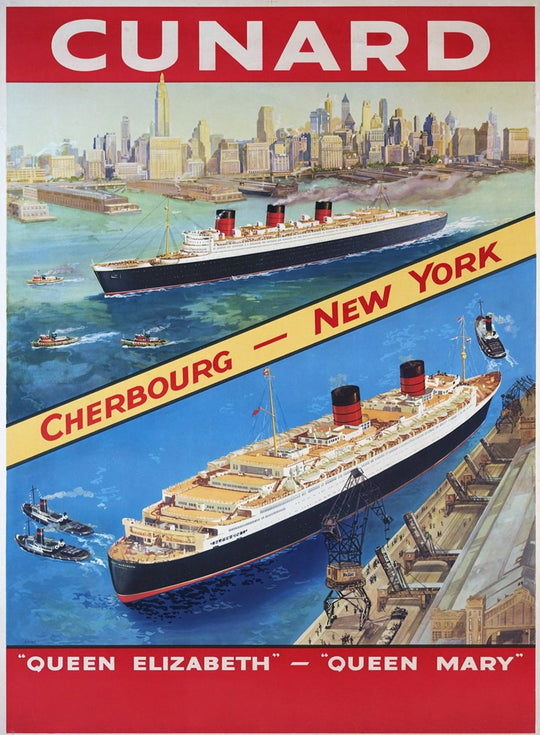 Cunard - Queen Elizabeth - Queen Mary