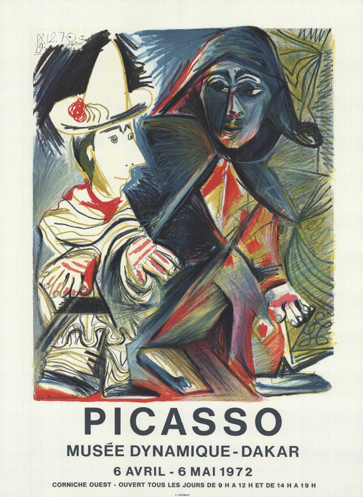 Pablo Picasso - Musee Dynamique - Dakar, original poster: 1972