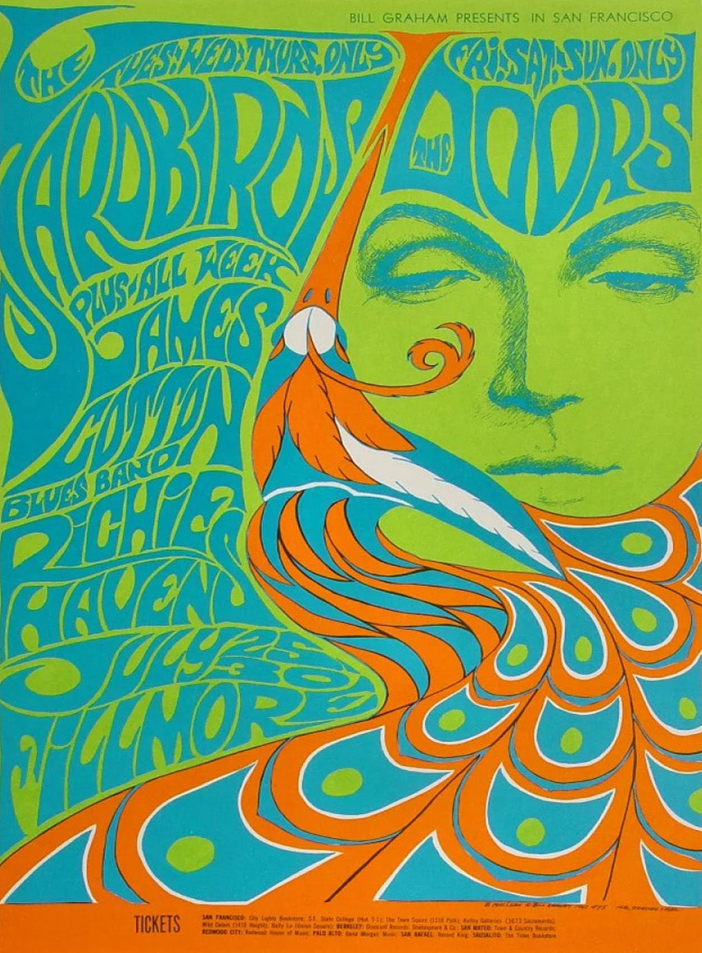 Shop The Doors - Fillmore Original Vintage Poster