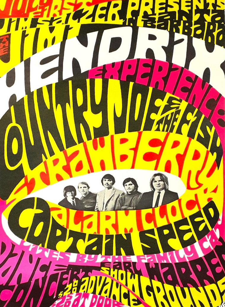 Jimi Hendrix Experience & Country Joe and the Fish - Santa Barbara