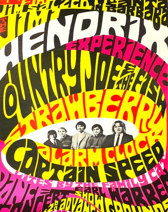 Jimi Hendrix Experience & Country Joe and the Fish - Santa Barbara