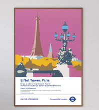 Load image into Gallery viewer, TFL - Eiffel Tower Paris