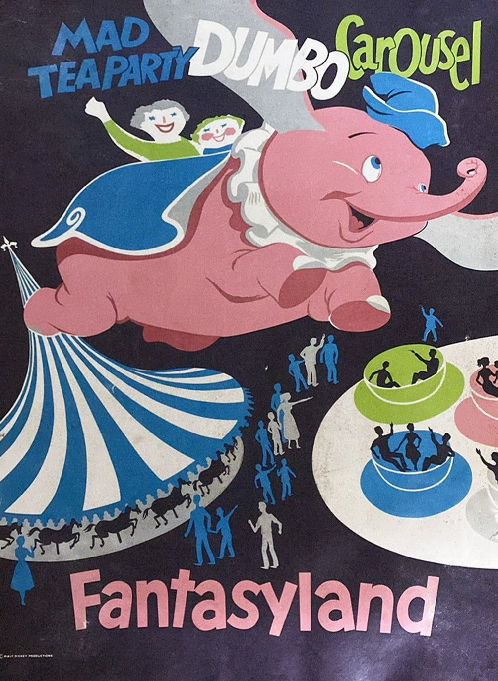 Shop 1969 Disneyland - Fantasyland Original Poster Online