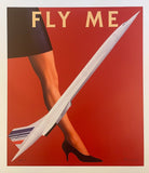 Load image into Gallery viewer, Air France Concorde - Fly Me - Razzia Poster