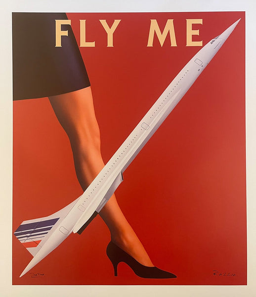 Air France Concorde - Fly Me - Razzia Poster