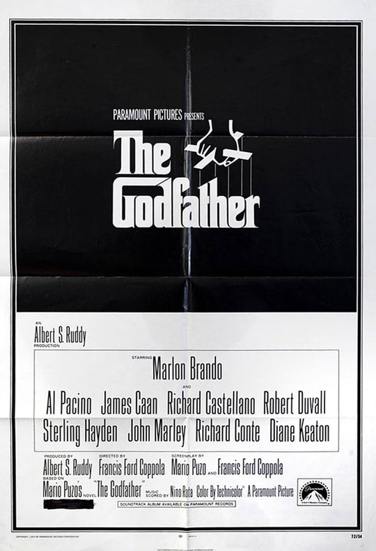 The Godfather framed original vintage poster