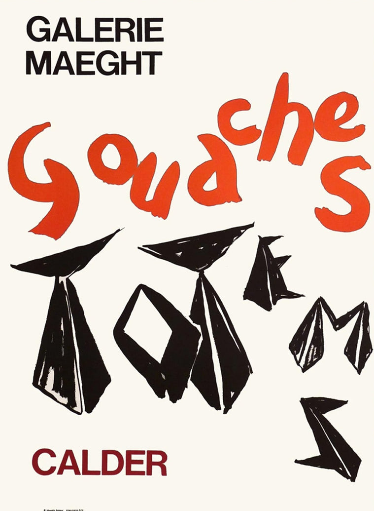 Alexander Calder - Goaches - Galerie Maeght