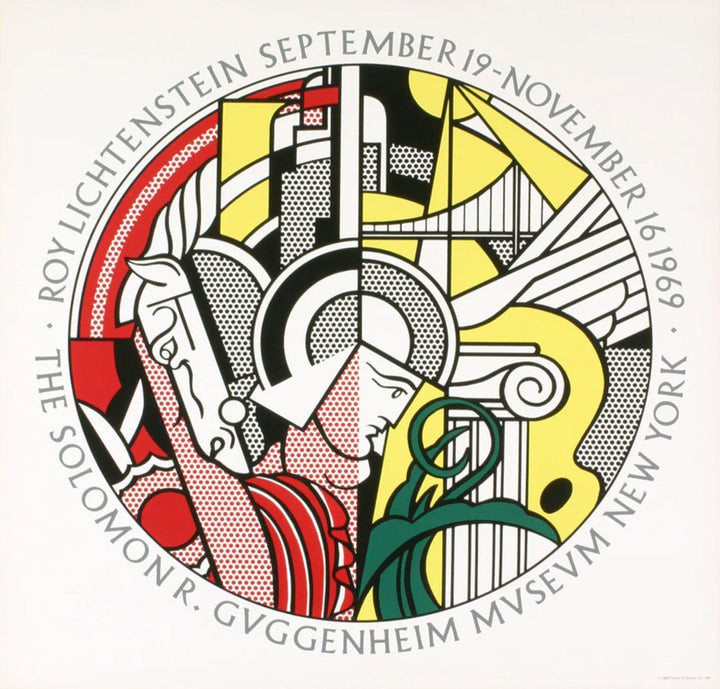 Roy Lichtenstein - Solomon R. Guggenheim Museum, original poster: 1969