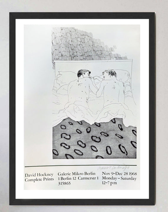 David Hockney - Two Boys Aged 23 Or 24 (Hand Signed)