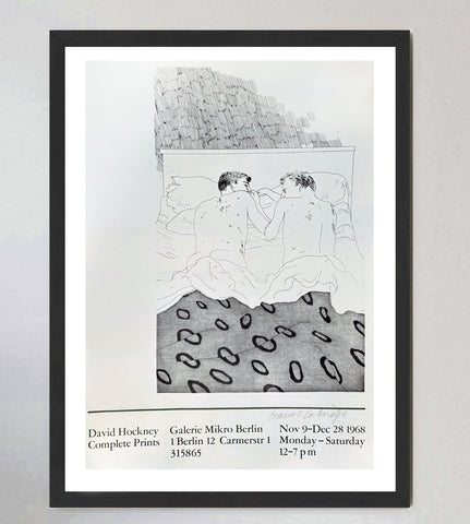 David Hockney - Two Boys Aged 23 Or 24 (Hand Signed)