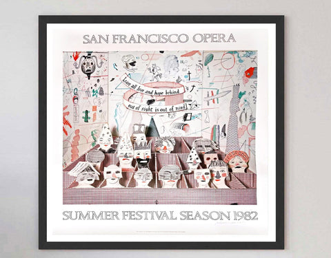 David Hockney - Bedlam - The Rake's Progress (Hand Signed)