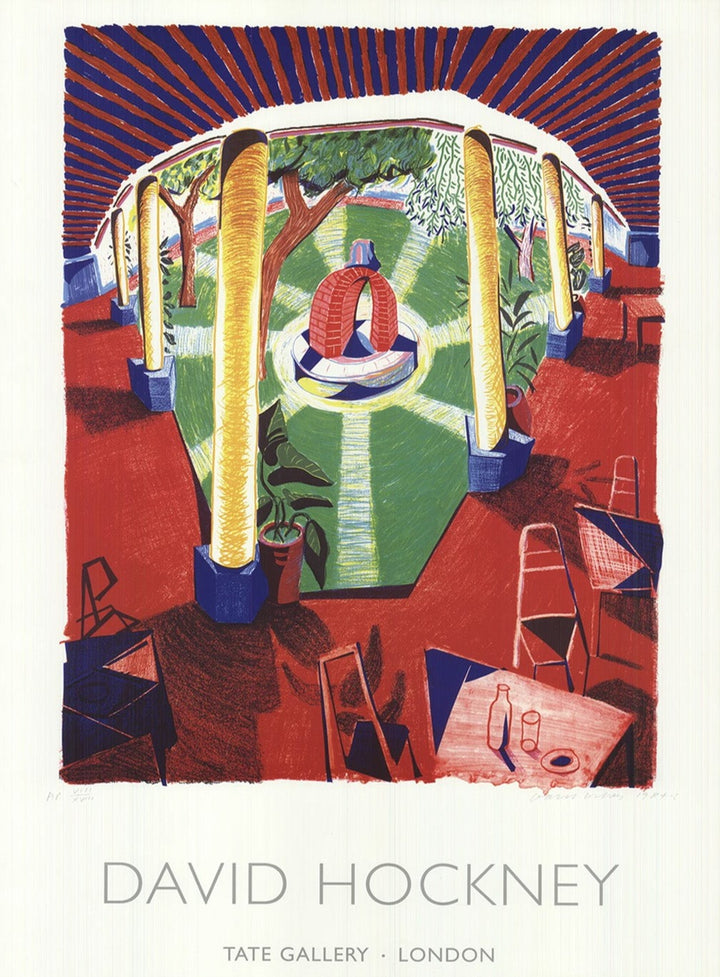 David Hockney - Tate Gallery, original poster: 1984
