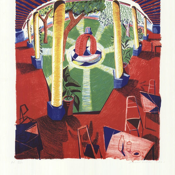 David Hockney exhibition poster