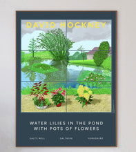 Load image into Gallery viewer, David Hockney - Water Lilies in the Pond With Pots of Flowers