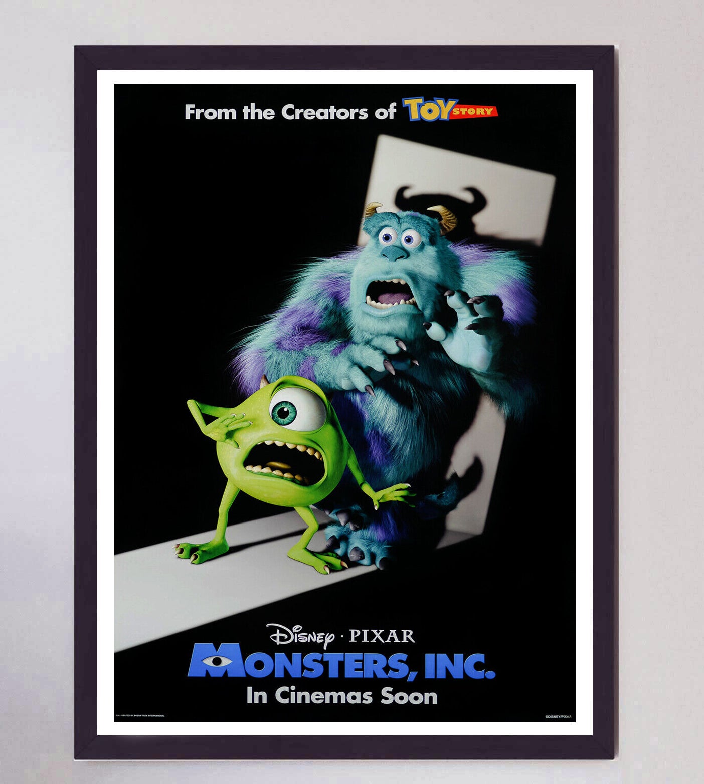 monsters inc poster 2001 Shop Monsters Inc. Original Movie Poster For Sale