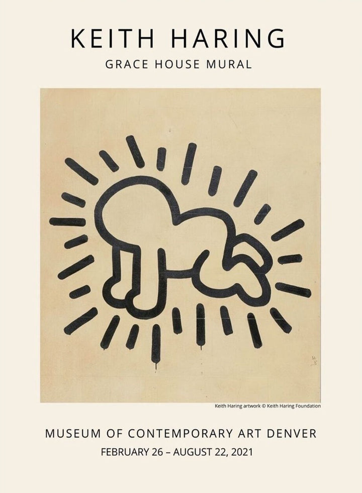Keith Haring - Museum of Contemporary Art Denver, original poster: 2021