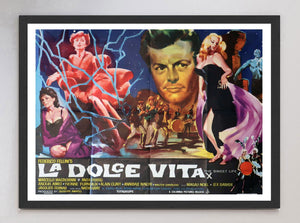 Shop La Dolce Vita UK Quad Original Vintage Poster Online