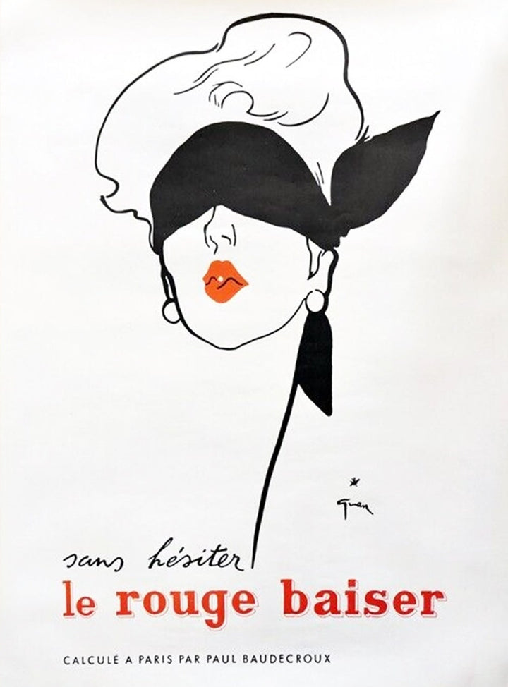 Le Rouge Baiser, original poster: 1949