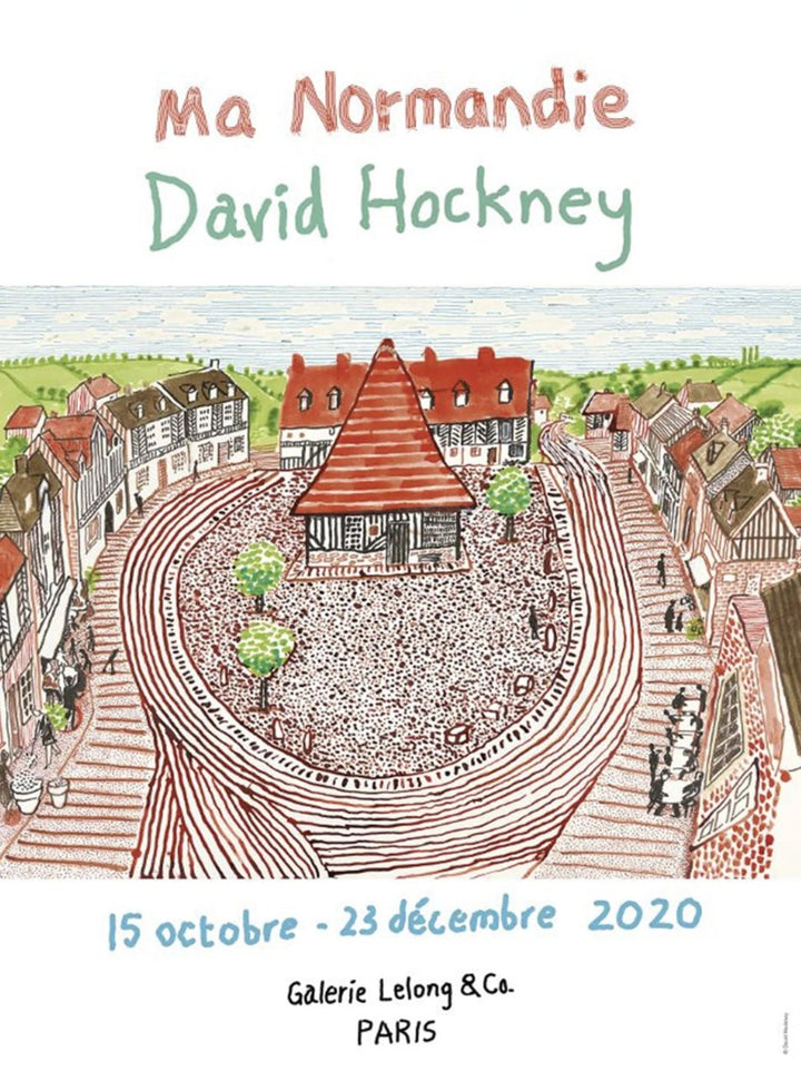 David Hockney - Ma Normandie, original poster: 2020