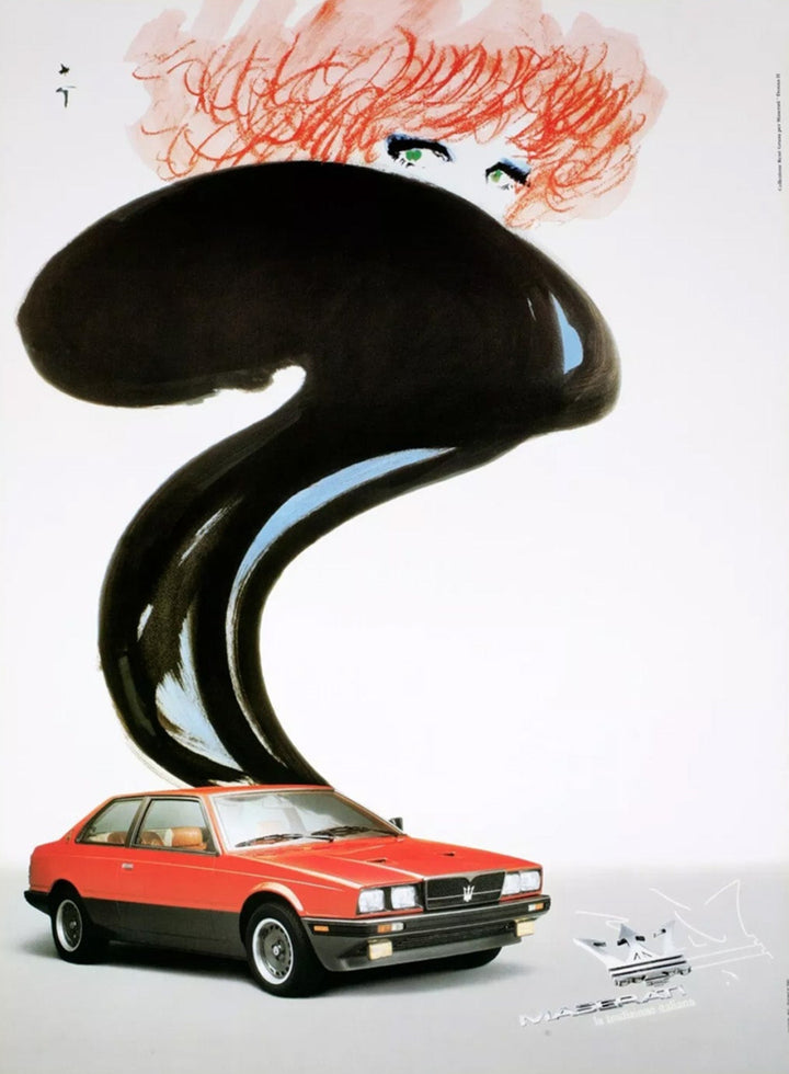 Maserati - Donna II - Gruau, original poster: 1970