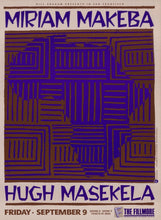 Load image into Gallery viewer, Miariam Makeba &amp; Hugh Masekela - The Fillmore