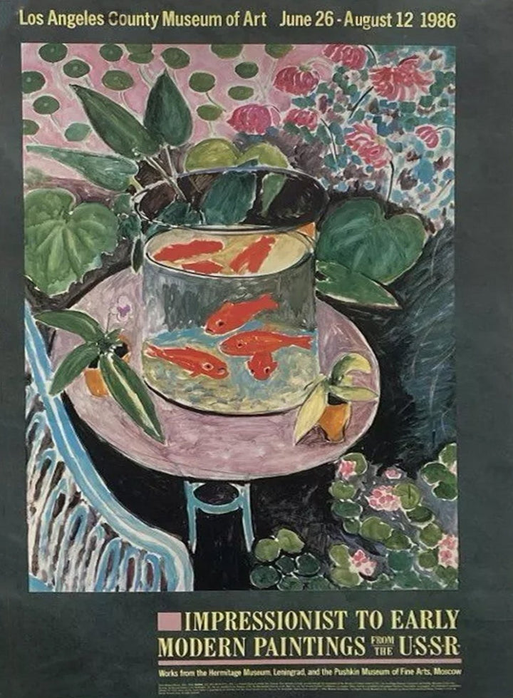 Henri Matisse - Los Angeles County Museum of Art, original poster: 1986