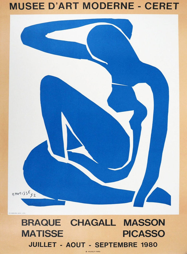 Henri Matisse - Musee d'Art Moderne Ceret, original poster: 1980