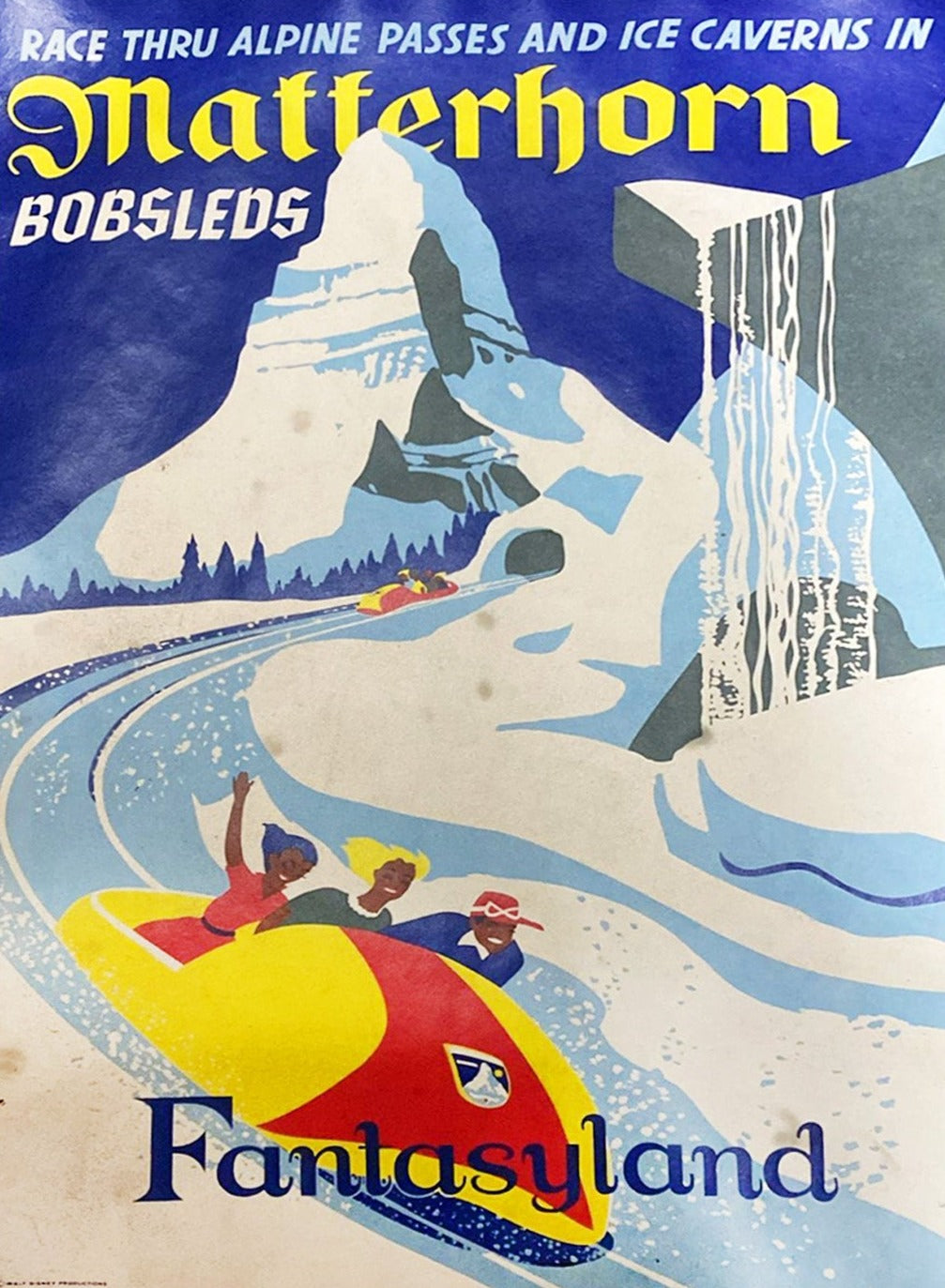 Shop 1969 Disneyland - Matterhorn Bobsleds - FantasylandOriginal