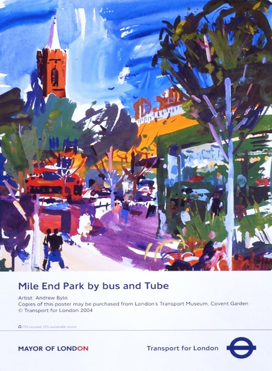 TFL - Mile End Park by Tube and Bus