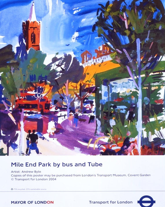 TFL - Mile End Park by Tube and Bus