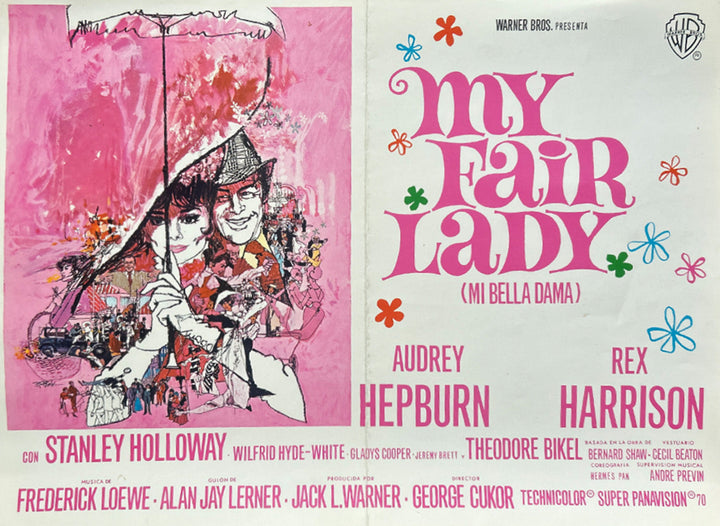 My Fair Lady (Spanish), original poster: 1964, Spain