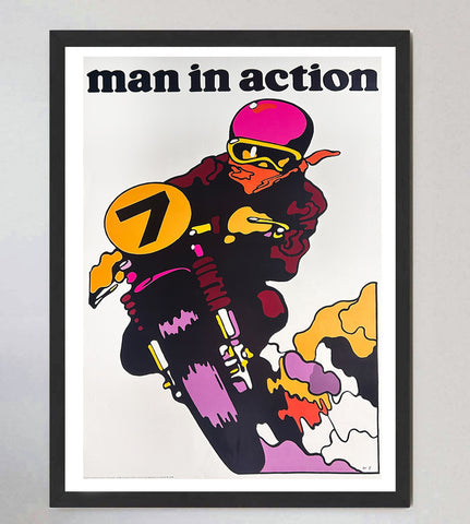 Man in Action - Motorcycle - Swierzy