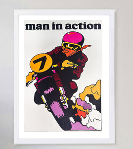 Man in Action - Motorcycle - Swierzy
