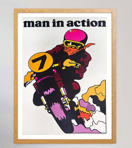 Man in Action - Motorcycle - Swierzy