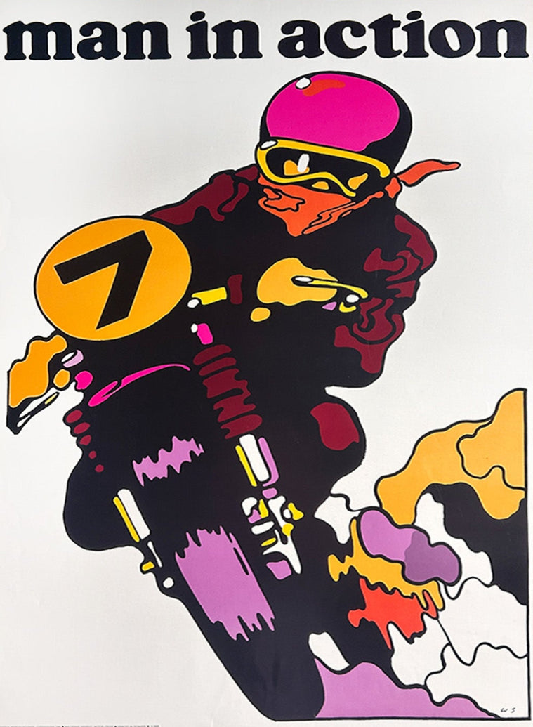 Man in Action - Motorcycle - Swierzy