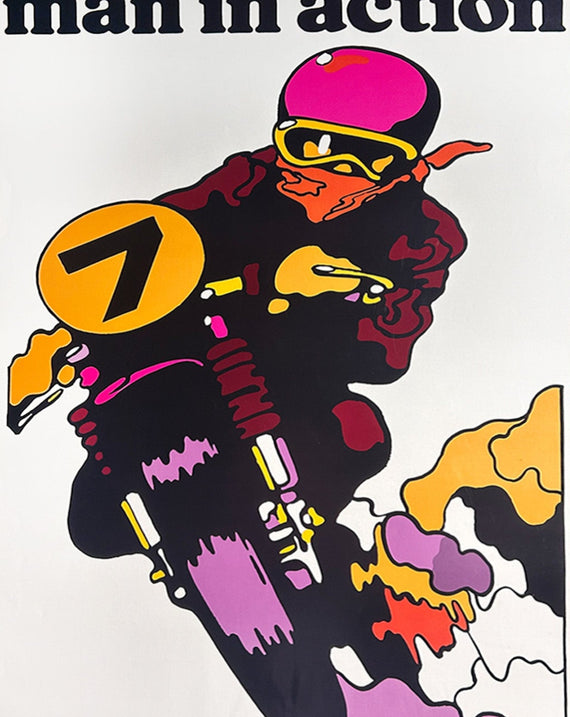 Man in Action - Motorcycle - Swierzy